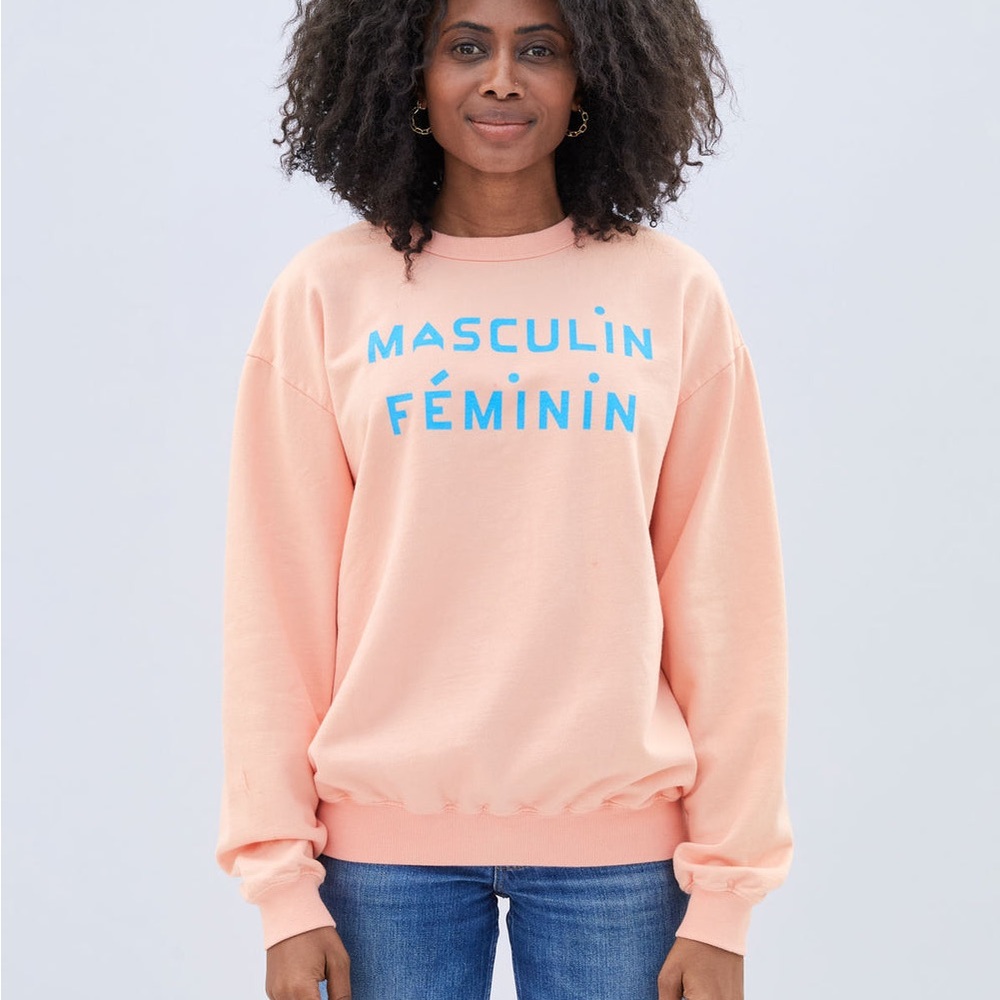 Clare V masculin feminin sweatshirt